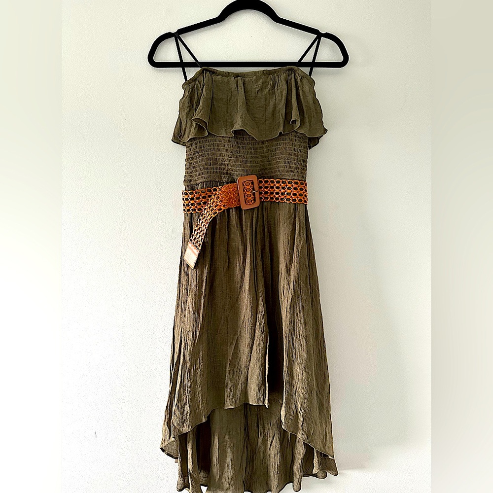 Strapless summer dress